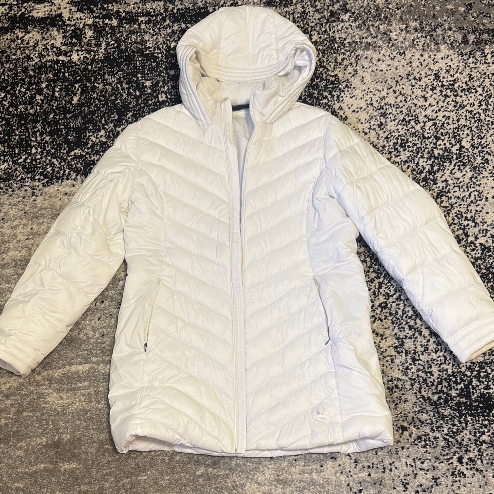 Spyder White Puffer Jacket